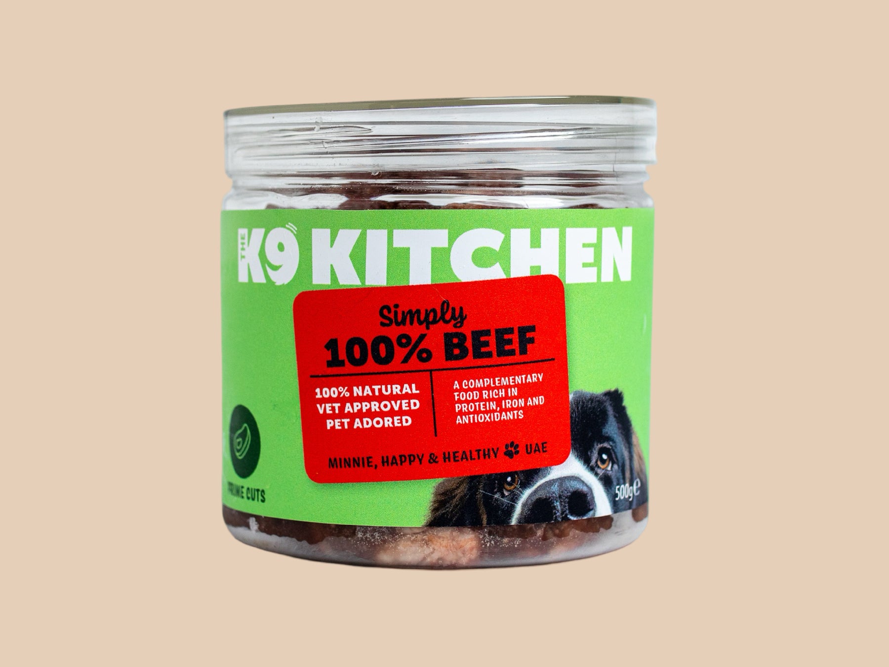 The K9 Kitchen Simply Raw packaged dog food